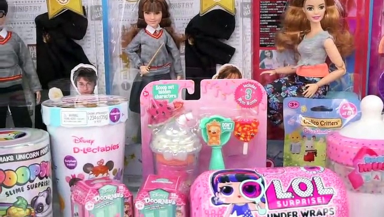Abriendo Nuevos Juguetes Sorpresa Hairdoorables LOL Underwraps, Unicorn Slime Num Noms
