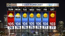 Hot weather sticking around the Valley