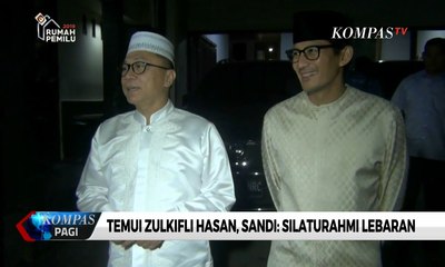 Temui Zulkifli Hasan, Sandi: Silaturahmi Lebaran