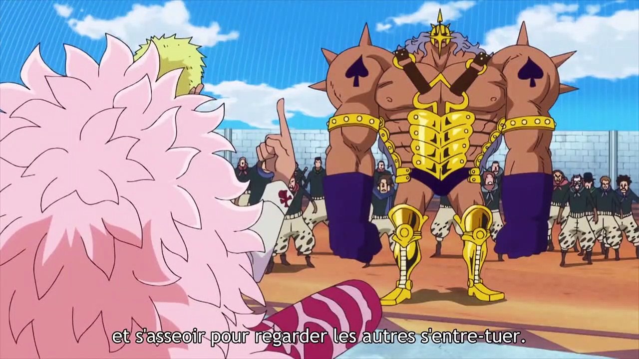 One Piece E 683 - Exécution pour s'être moqué de Pica (vostfr )