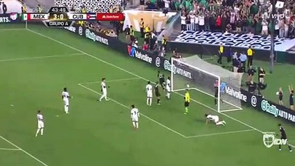 Uriel Antuna Second Goal - Mexico vs Cuba 4-0