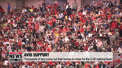 S. Korean fans in red shirts take to streets to cheer for U-20 World Cup final