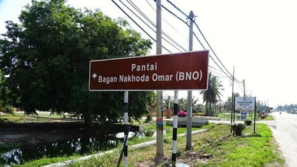 Bagan Nakhoda Omar: Pantai penuh kerang