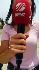 Vatandaştan Beyaz TV muhabirine soru Neden Gökçek zamanında haber yapmadınız -