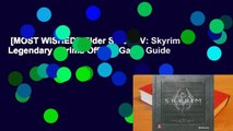 [MOST WISHED]  Elder Scrolls V: Skyrim Legendary - Prima Official Game Guide