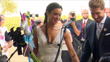 El chascarrillo de Sergio Ramos en su boda con Pilar Rubio