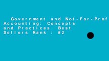 Government and Not-For-Profit Accounting: Concepts and Practices  Best Sellers Rank : #2