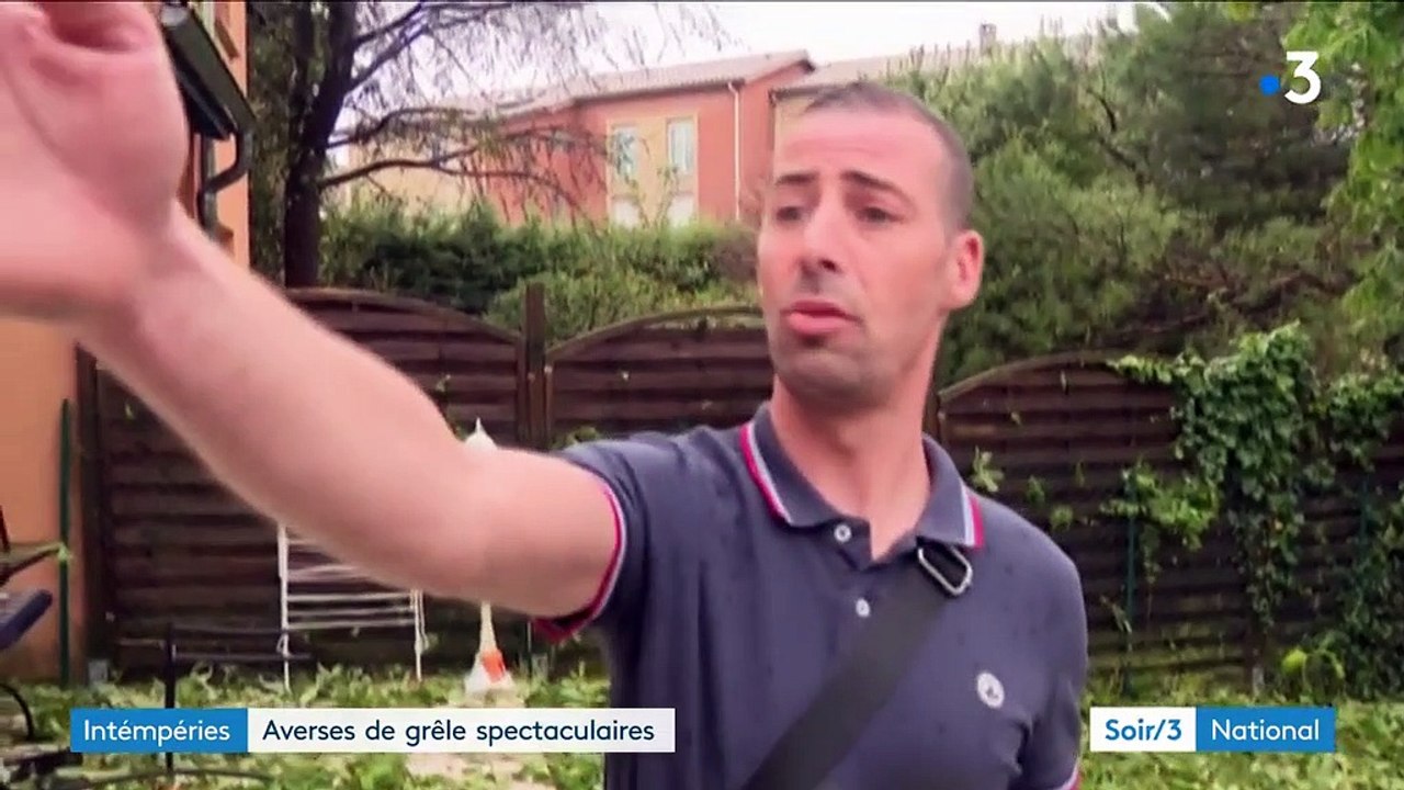 Intempéries : averses de grêle spectaculaires en Auvergne-Rhône-Alpes