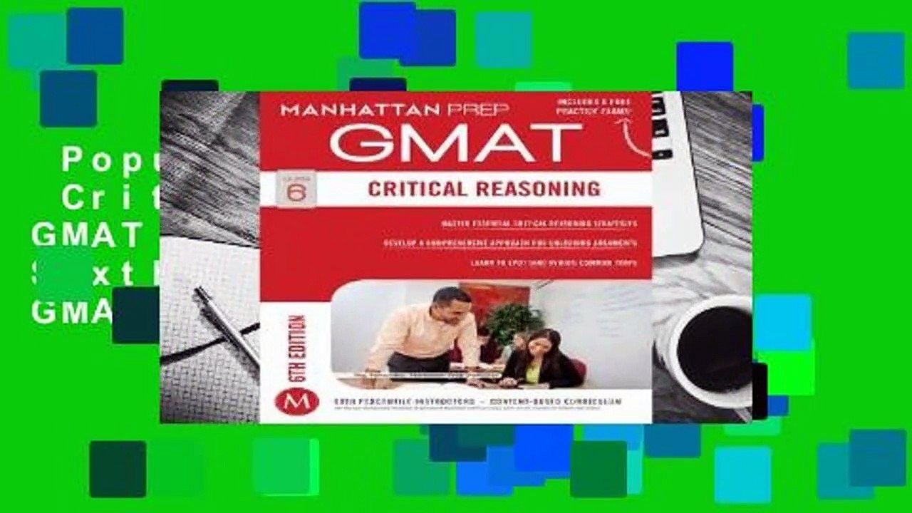 Popular to Favorit  Critical Reasoning GMAT Strategy Guide, Sixth Edition (Manhattan GMAT