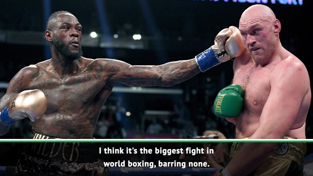 Rematch with Wilder is 'the biggest fight in boxing' - Fury