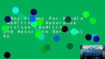 Any Format For Kindle  Auditing   Assurance Services (Auditing and Assurance Services) by