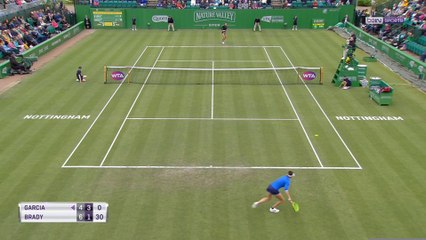 WTA - Nottingham : Garcia ne perd pas de temps
