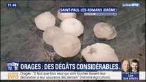 Des grêlons 