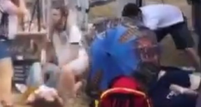 Kemerburgaz'da off road aracı kalabalığın arasına daldı: Çok sayıda yaralı var