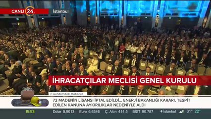 Başkan Erdoğan TİM Genel Kurulu'nda konuşuyor
