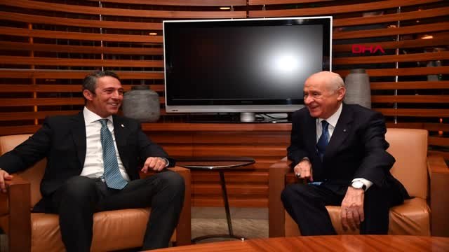 İSTANBUL- FENERBAHÇE BAŞKANI KOÇ'TAN MHP GENEL BAŞKANI BAHÇELİ'YE ZİYARET