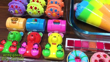 Mixing Random Things into Slime #5 !!! Slimesmoothie Relaxing Satisfying Slime s