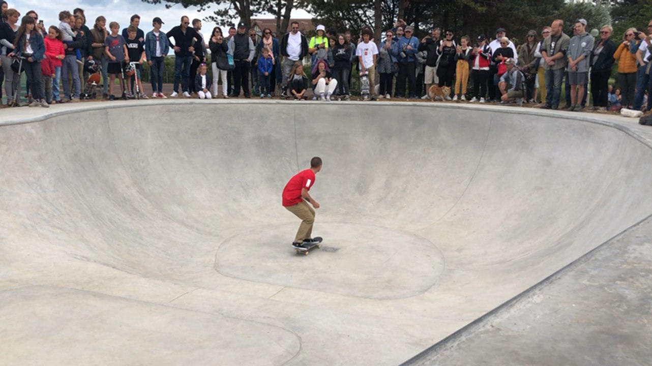 Le nouveau skate park inauguré