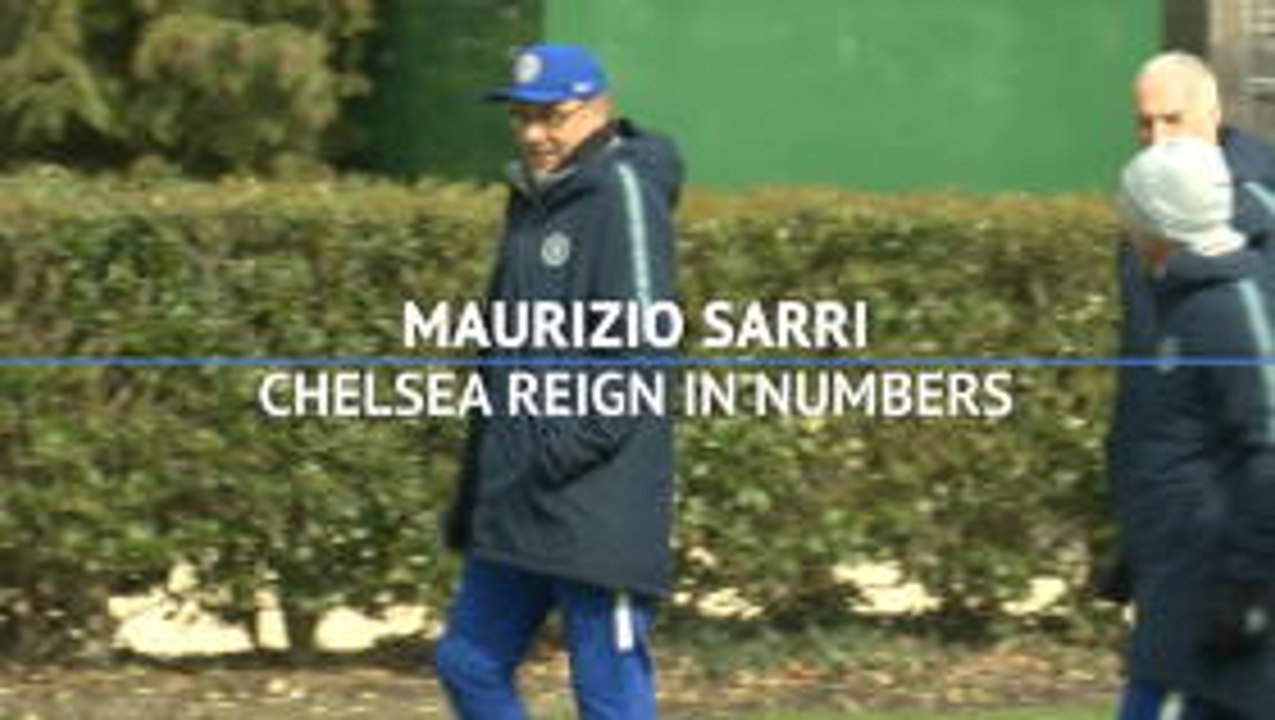 Maurizio Sarri's Chelsea reign in numbers