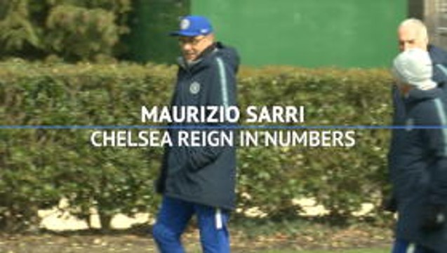 Maurizio Sarri's Chelsea reign in numbers
