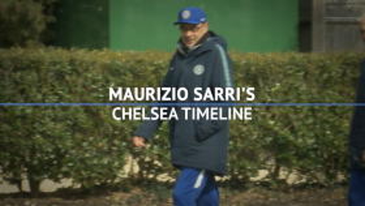Maurizio Sarri's Chelsea timeline