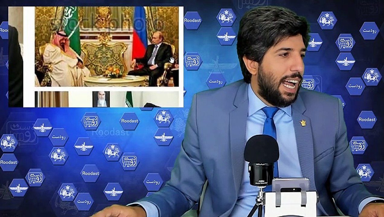 مقایسه طرز نشستن خامنه ای با سران کشورهای بیگانه و مردم ایران_رودست