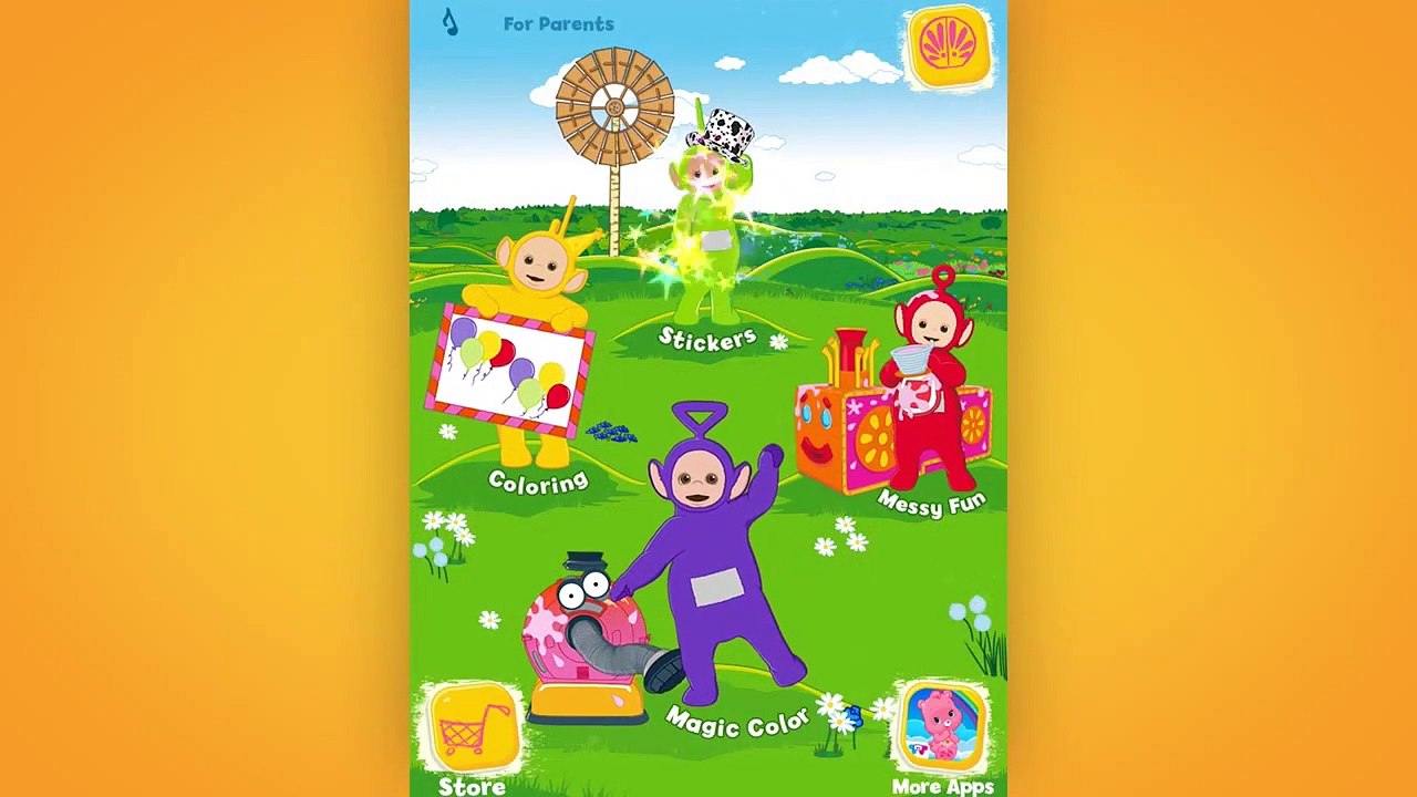 Teletubbies Paint Sparkles | App Gameplay | TabTale  #Sponsored