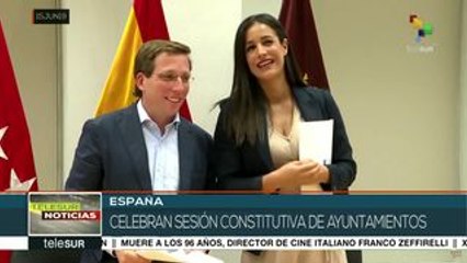 España celebra la sesión constitutiva de sus Ayuntamientos