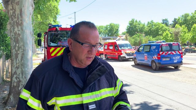 Feu de batiment commercial à Clermont-l'Herault