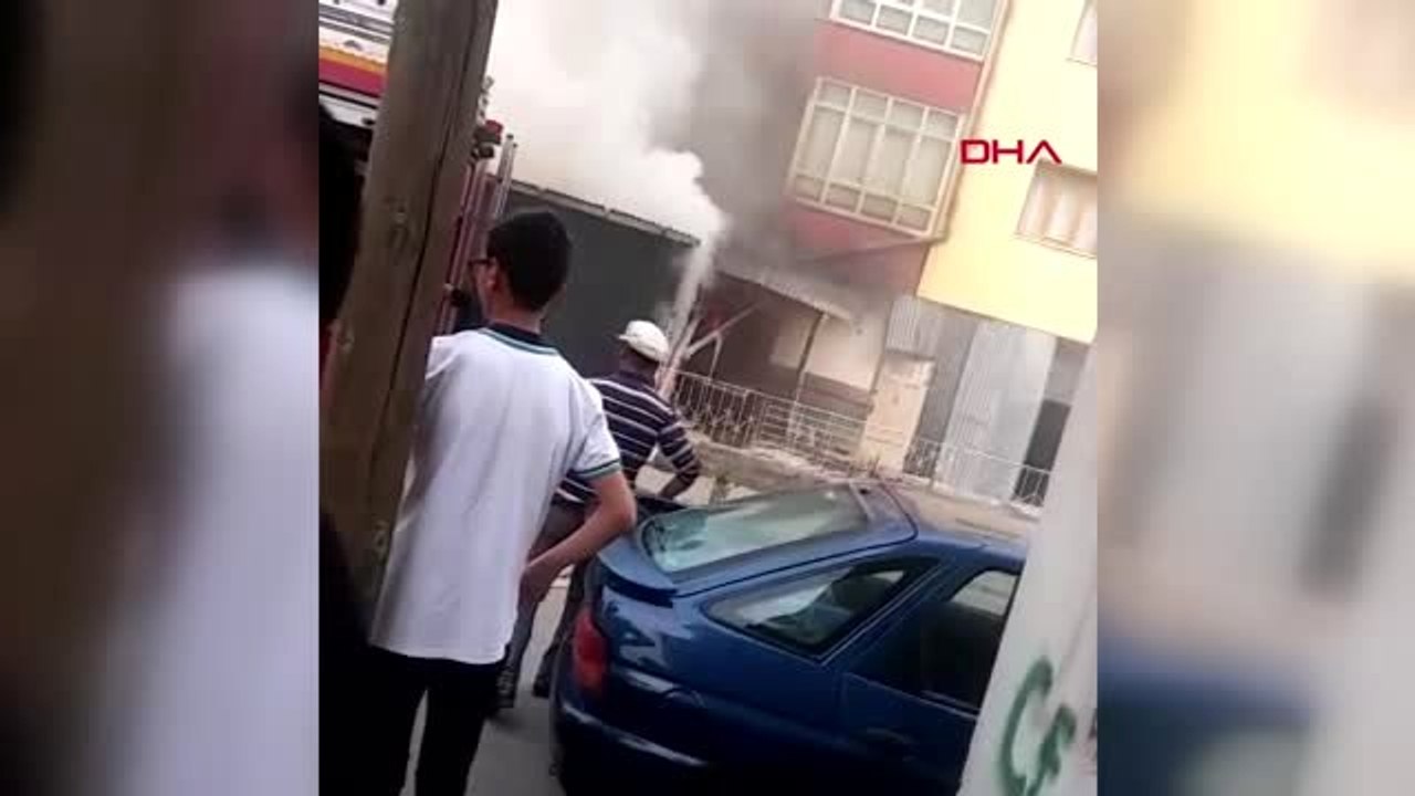 Sivas'ta garaj yangını