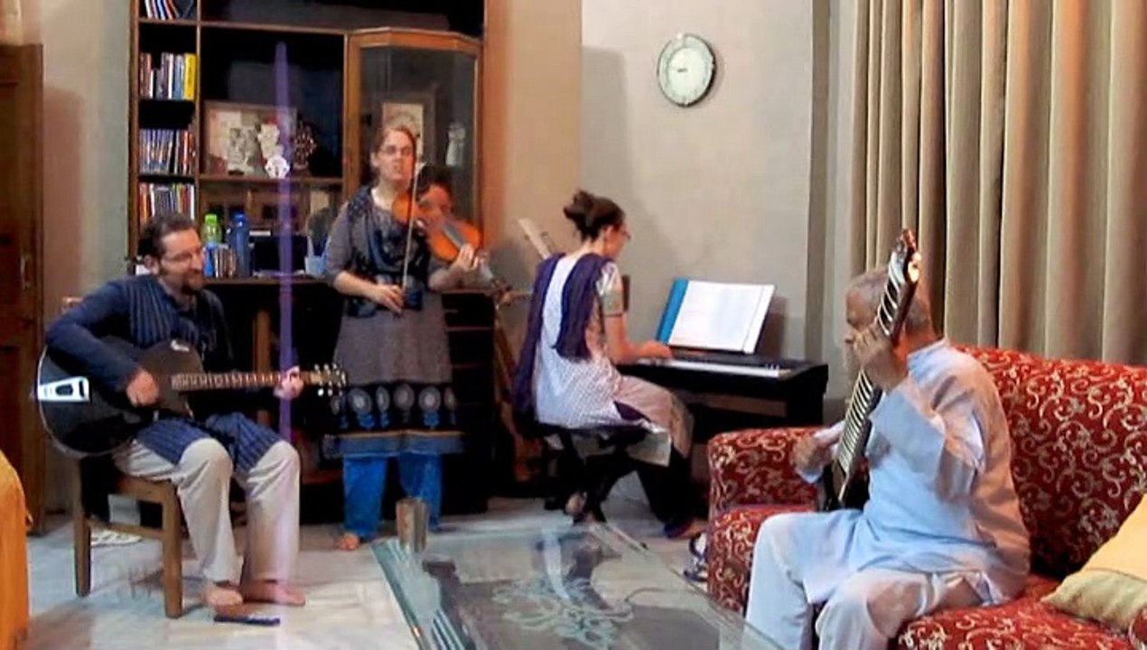 'I have decided to follow Jesus' song with Sitar, Guitar, Piano, Violin and Vocals.