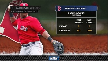 How Red Sox's Rafael Devers Has Transformed Himself Into Good Third Baseman