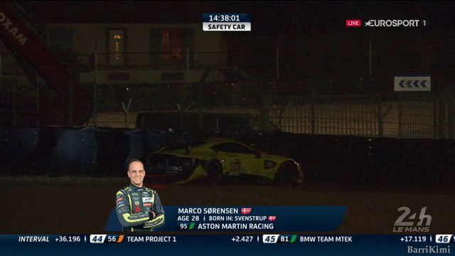 24H Of LeMans 2019 Race Sorensen Huge Crash