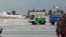 Bodrum’da özel uçak pistten çıktı....Havalimanı ise uçuşlara kapatıldı