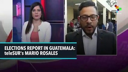 Download Video: Elections Report In Guatemala: TeleSUR's Mario Rosales