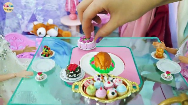 Princess doll Room Barbie Rapunzel Morning Dress up Kamar tidur boneka Barbie Vestido de princesa | Karla D.