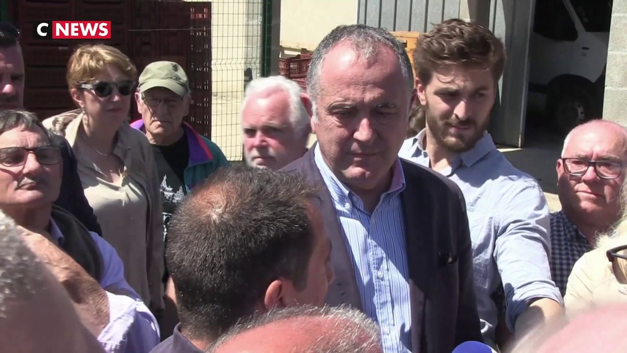 Intempéries : le ministre de l'Agriculture Didier Guillaume au chevet des sinistrés