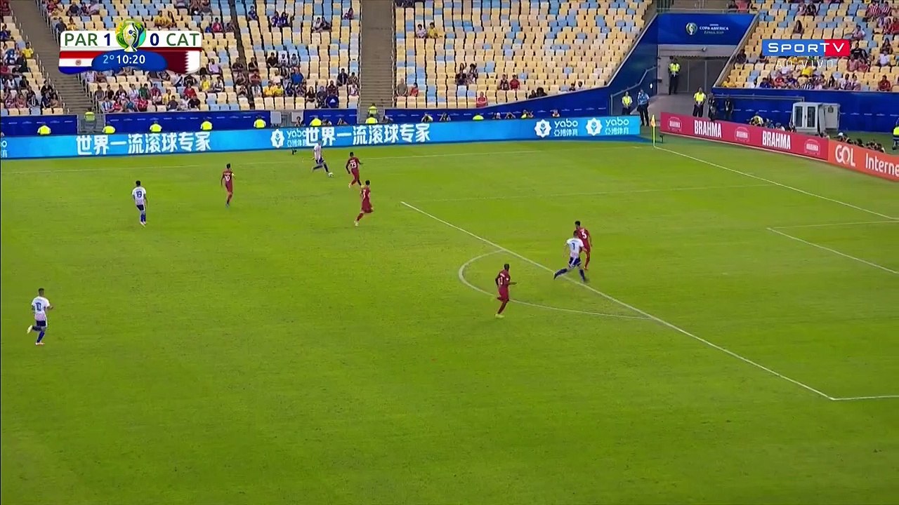 2-0 Derlis Gonzalez Goal HD - Paraguay 2-0 Qatar - Copa América 16.06.2019
