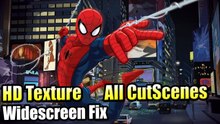 Ultimate Spider-Man ALL CutScenes (HD Texture + WideScreen Hack)