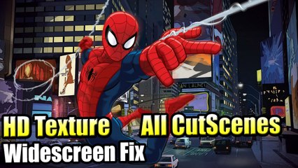 Ultimate Spider-Man ALL CutScenes (HD Texture + WideScreen Hack)
