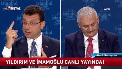Binali Yıldırım - Ekrem İmamoğlu Ortak Yayın 16 Haziran 2019