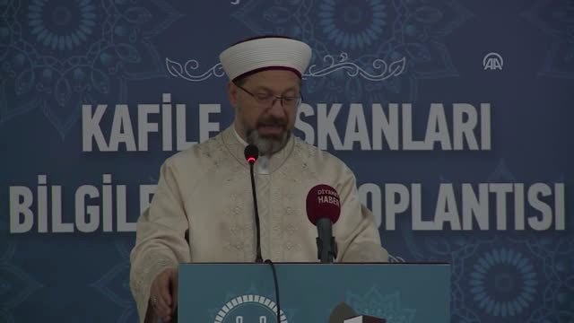 Diyanet İşleri Başkanı Erbaş'tan hac kafile başkanlarına uyarılar (2)