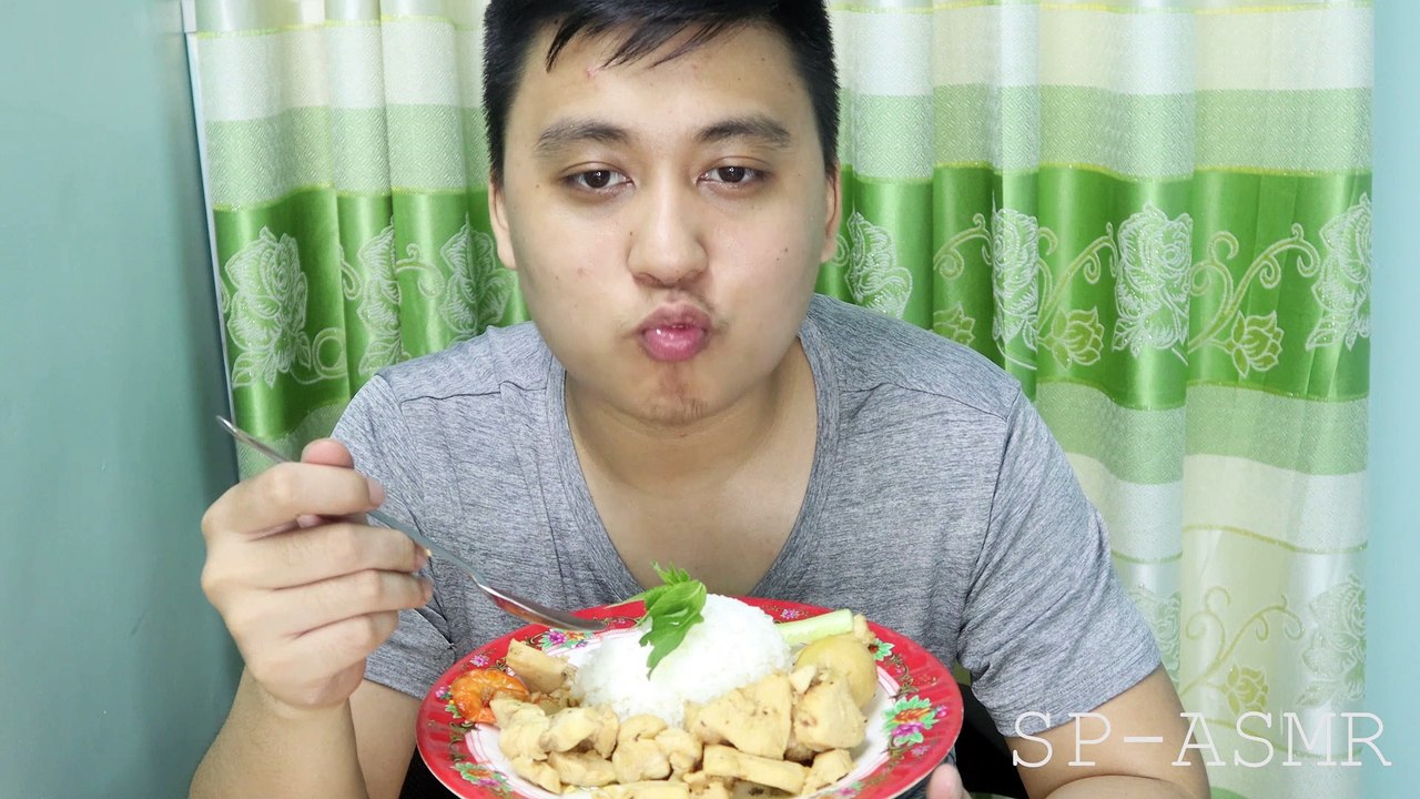 ASMR Lemongrass Chili Chicken with RICE | steven phan asmr king | sp-asmr