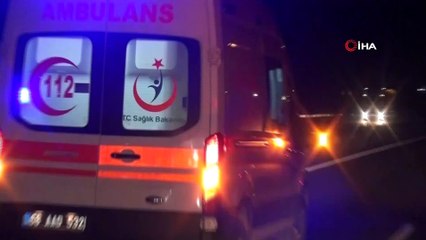 Aksaray’da minibüs iş makinasına çarptı: 3’ü çocuk 7 yaralı