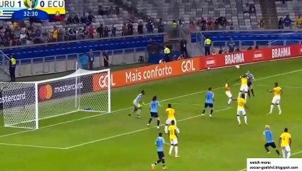 Edinson Cavani Goal - Uruguay vs Ecuador 2-0 16/06/2019