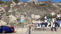 Alumnos del Conalep Mazatlán II posan para la foto | Cerro del Crestón | Mazatlán