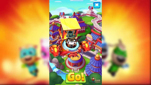 Talking Tom Hero Dash - Talking Hank Fight Boss Rescue Talking Ginger Gameplay