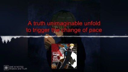 [ROM & ENG] ACCA OP Shadow and Truth  lyrics