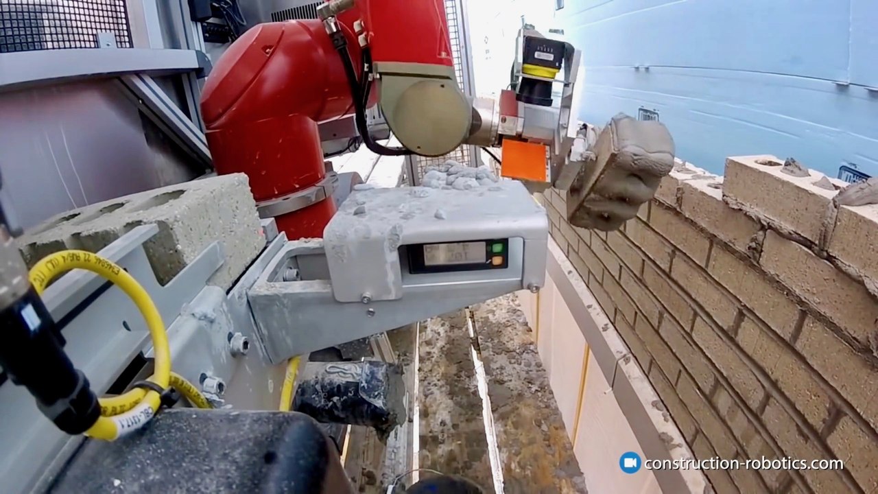 Robot Lays Bricks 6x Times Faster Humans - SAM - Semi-Automated Mason ...