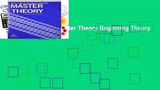 [BEST SELLING]  Master Theory Beginning Theory (Book 1)